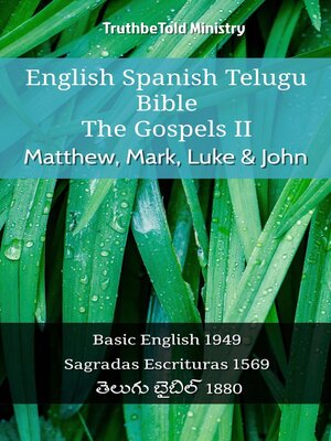 cover image of English Spanish Telugu Bible--The Gospels II--Matthew, Mark, Luke & John